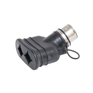 Насадка газоприёмная резиновая овальная D=75мм