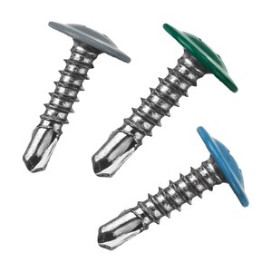 Саморез с прессшайбой сверло, RAL