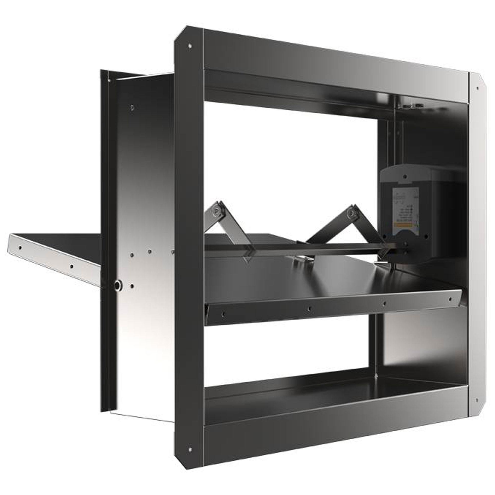 Клапан противопожарный SHUFT SHFDO-60-O-1100_1100-EM24-0-0-0-0, 1100×1100 мм, EI 60