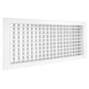Настенная двурядная решётка ZILON 2 WA 800*300