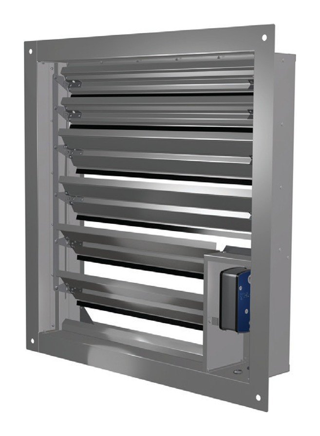 Клапан дымоудаления ДМУ-МС 350×800 многостворчатый